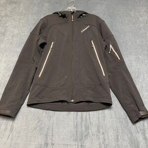Schoffel Windstopper Trekking Jacket Womens M 38 Black Hooded Adventure Wear